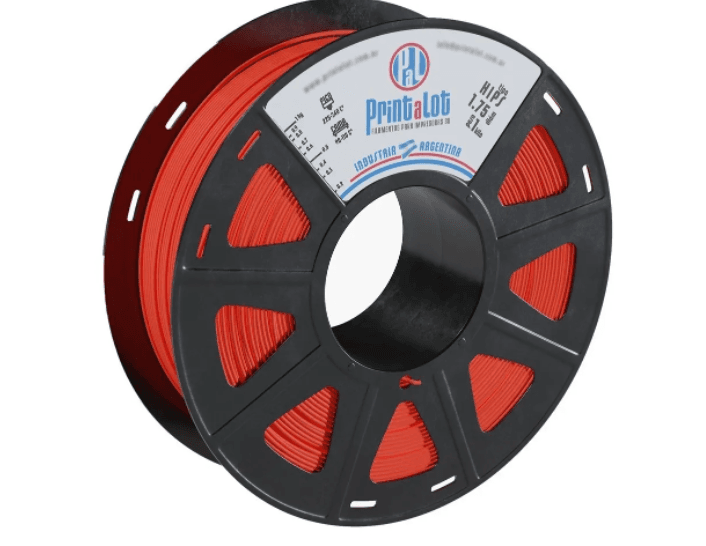 ROJO HIPS PrintaLot x1KG Filamento 3D DIAMETRO 1,75mm (copia)