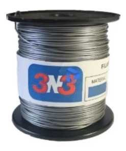 FLEXIBLE GRIS PLOMO FLEX 3N3 FILAMENTO 3D 1.75MM 500gr 3nFLEX TPU