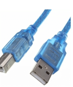 Cable Usb 2.0 A/b Para Impresora 1.25 Metros azul