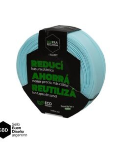 Celeste Pastel CON CARRETEL PLA Filamento 3D Hellbot 1Kg 1.75mm 3617
