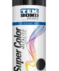 NEGRO MATE Pintura Aerosol Tekbond Cubritivo Rapido Secado 200ml - MLA-1134987966