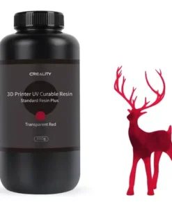 Rojo Transparente DURA Standard Plus Resina Creality 500G 0.5KG 3302020082