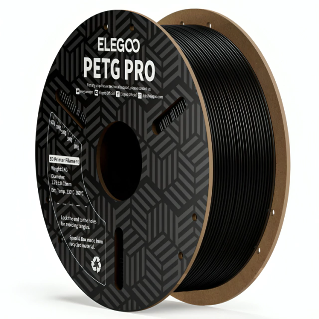 NEGRO PETG PRO Elegoo Filamento Diámetro 1,75mm 1kg 50.203.0198