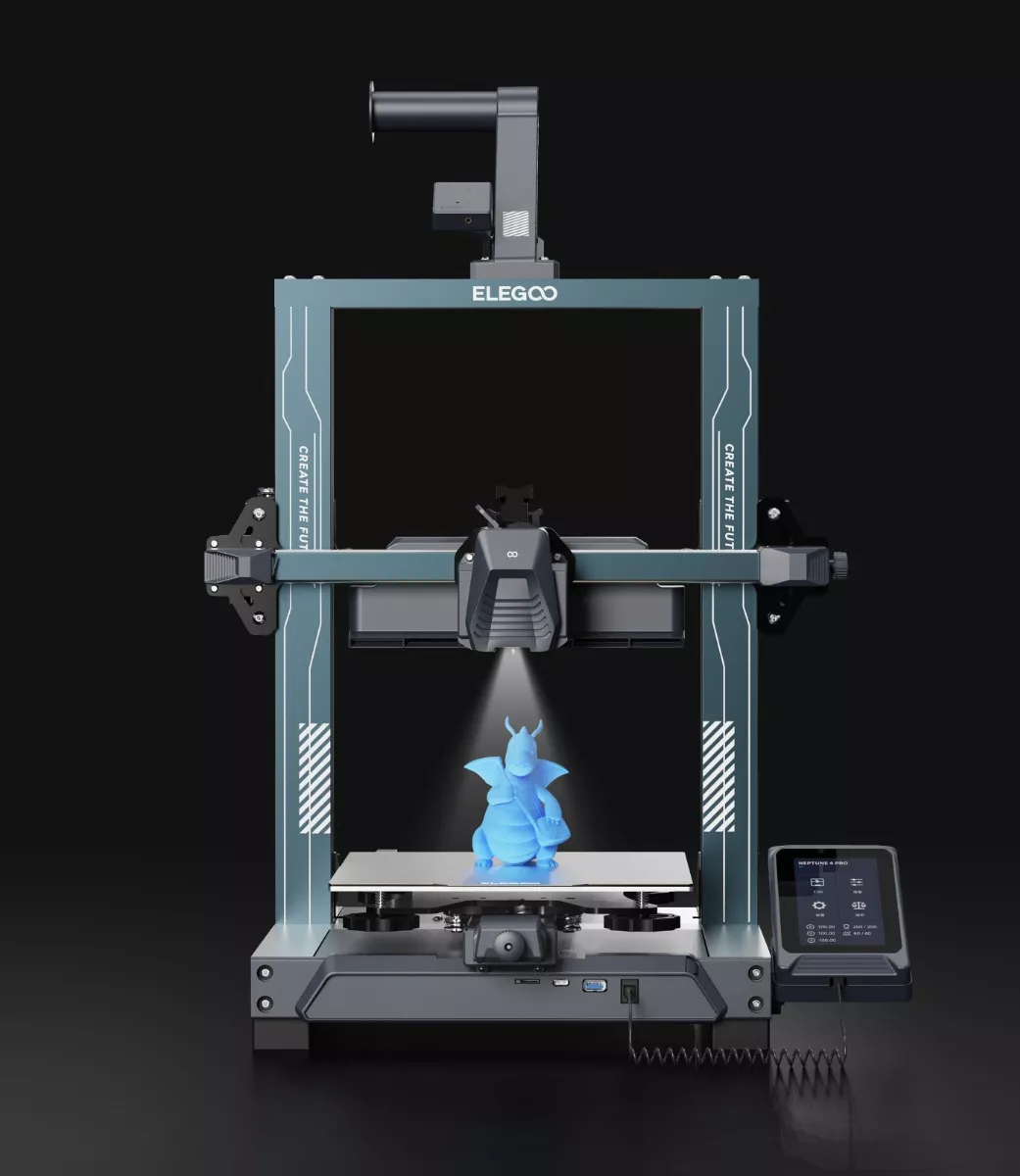 Neptune 4 PRO 225x225x265mm Klipper 500mms Impresora 3D FDM ELEGOO - Imagen 5