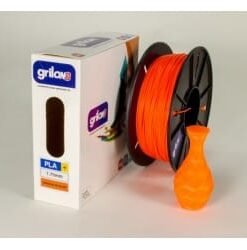 NARANJA UV GLOW PLA+ 850 GRILON FILAMENTO 3D 1.75MM 1KG PLAMAS GRILON