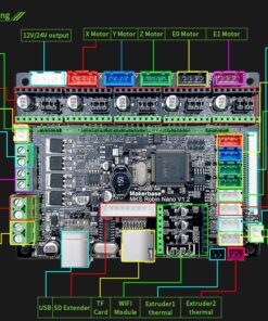 Placa madre Hellbot Magna 2  Motherboard MKS ROBIN NANO V1.2 / v1.3 COD 1637
