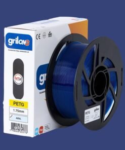 AZUL CLEAR PETG GRILON FILAMENTO 3D 1.75MM 1KG