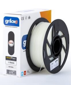 FLEXIBLE NATURAL GRILON FILAMENTO 3D 1.75MM 1KG TPU FLEXIBLE