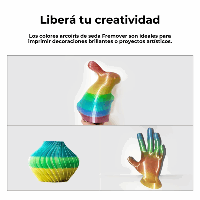 PURPURA CR-Silk Purple 1.75 1KG CREALITY Filamento 3D 1.75 1KG 3301120005 - Imagen 5