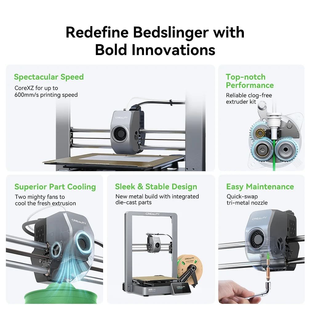 Ender 3 V3 USADA MUY BUENA 220X220X250 Impresora 3D FDM Creality 30 dias de garantia - Imagen 2