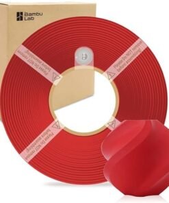 ROJO Bambu Lab PLA SIN CARRETEL Filamento Básico 1kg 1.75mm