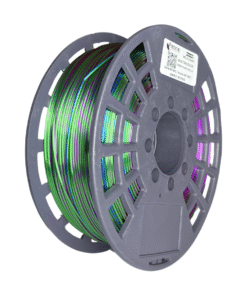 SILK Tri VERDE PURPURA AZUL Green Purple Blue GST CON CAJA PLA Filamento 3D 1.75 1KG