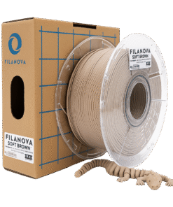 MARRON Soft Brown PLA Filanova x 1Kg Filamento 1.75