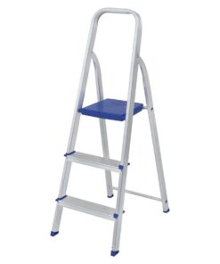 Escalera de aluminio hogar 3 escalones Mor MOR 005101