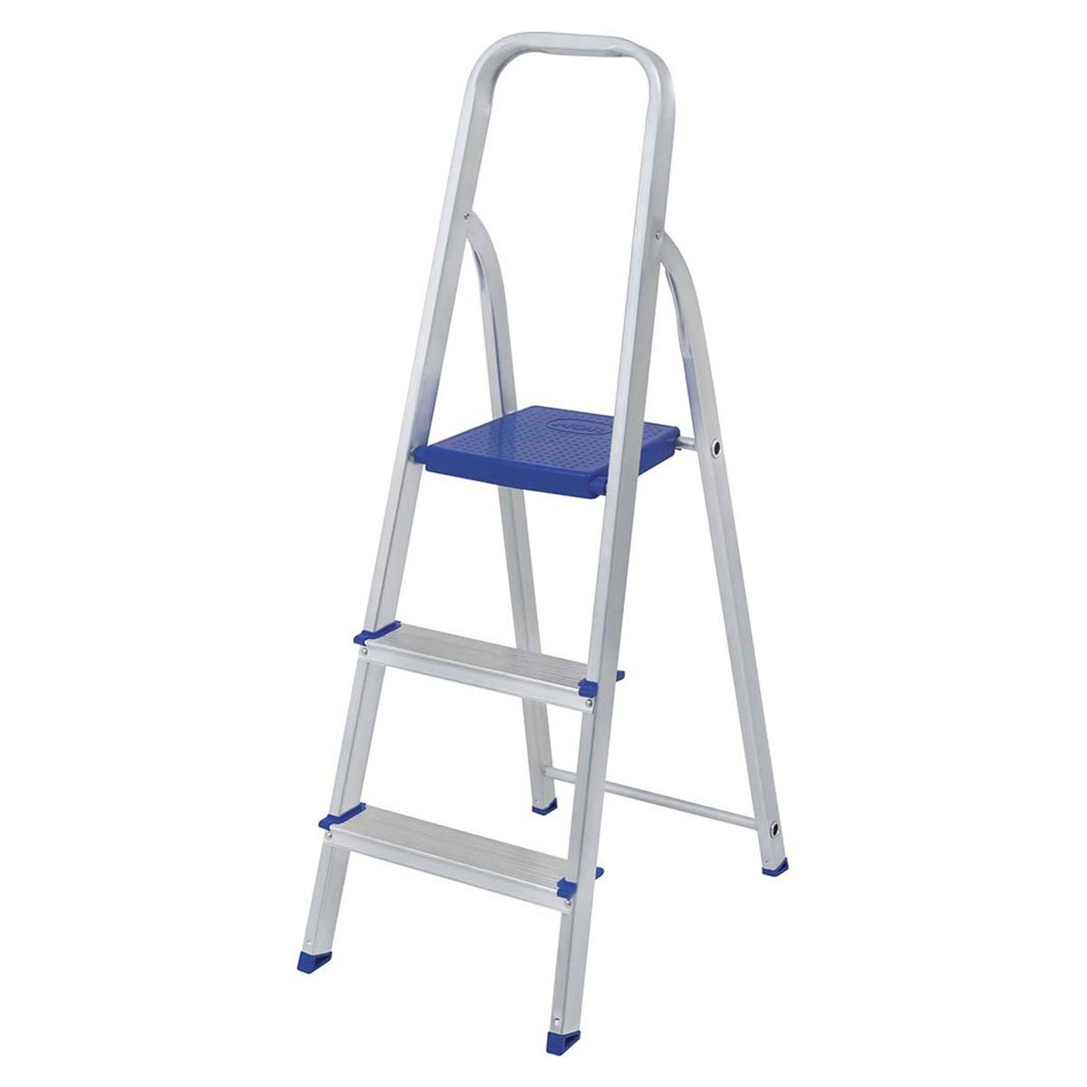 Escalera de aluminio hogar 3 escalones Mor MOR 005101