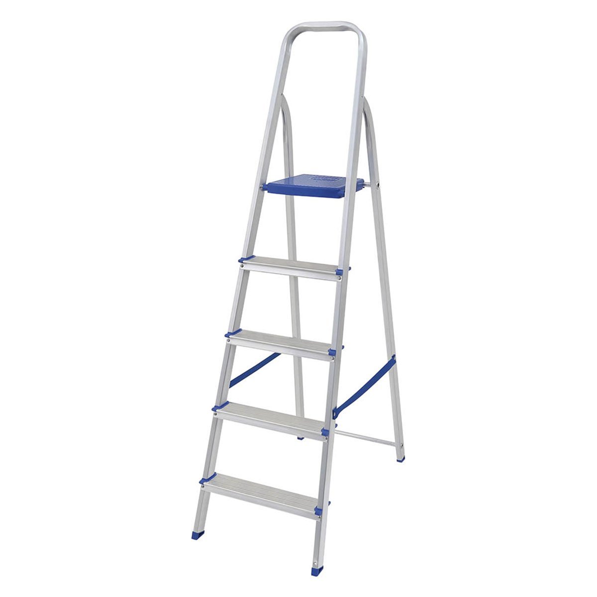 Escalera de aluminio hogar 5 escalones Mor MOR 005103