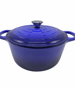 Olla de hierro esmaltado rojo 26 cm VONNE azul degradado CCN056