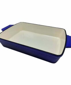 Asadera de hierro esmaltado azul degradado 30 cm CCN062