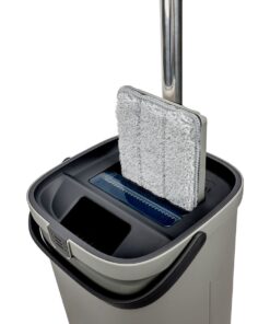 Mopa plana con balde triple depósito