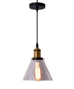 Aplique Luminaria Lampara colgante Smoke Harlem campana