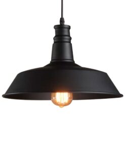 Luminaria Lampara colgante tipo industrial sin jaula