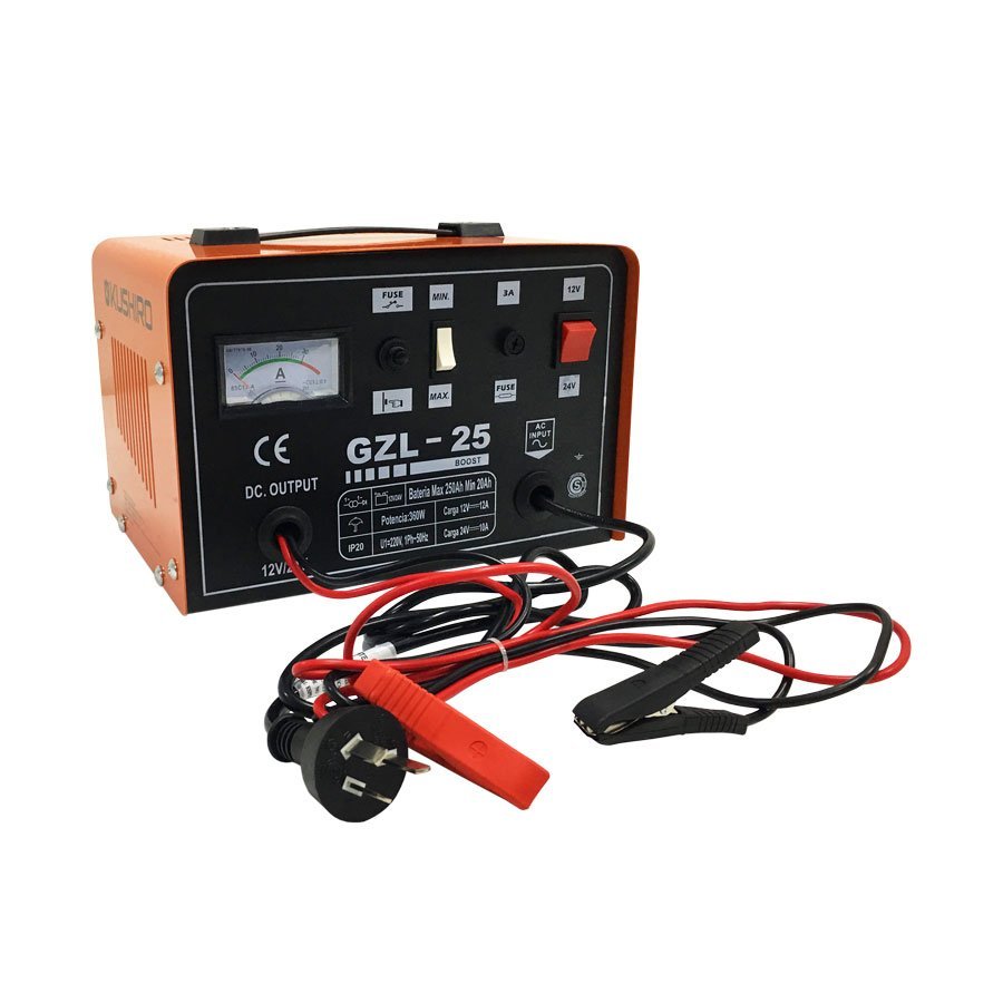 Cargador de baterías 25 A KUSHIRO GZL-25