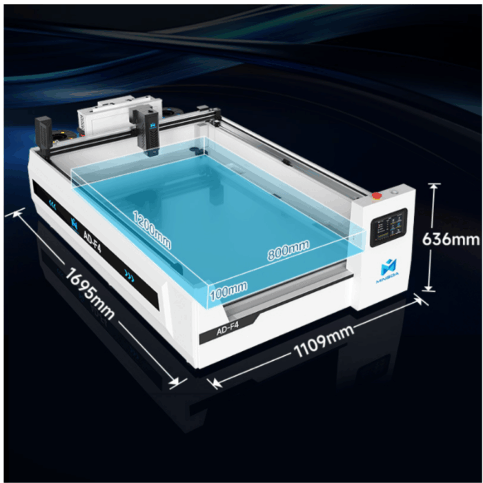 Mingda AD-F4 800X1200X100mm Impresora - Imagen 2