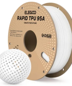 FLEXIBLE BLANCO plastic trays TPU Elegoo Filamento Diámetro 1,75mm 1kg 50.203.0632