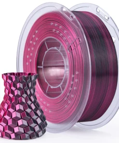 NEGRO ROJO SILK PLA Elegoo Filamento  -1.75mm-1KG 50.203.0335