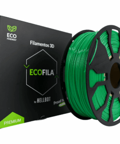 Verde CON CARRETEL PLA HELLBOT Filamento 3D 1,75mm x 1KG ECOFILA 3639