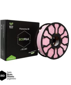Rosa Pastel CON CARRETEL Filamento Hellbot ECOFILA 1Kg PLA 1,75mm ECOFILA 3643