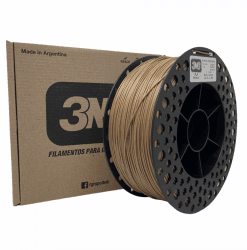 BRONCE PLA 3N3 FILAMENTO 3D 1.75MM 1KG M80IBR175CJ