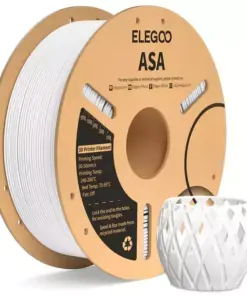 BLANCO ASA Elegoo Filamento Diámetro 1,75mm 1kg 50.203.0183