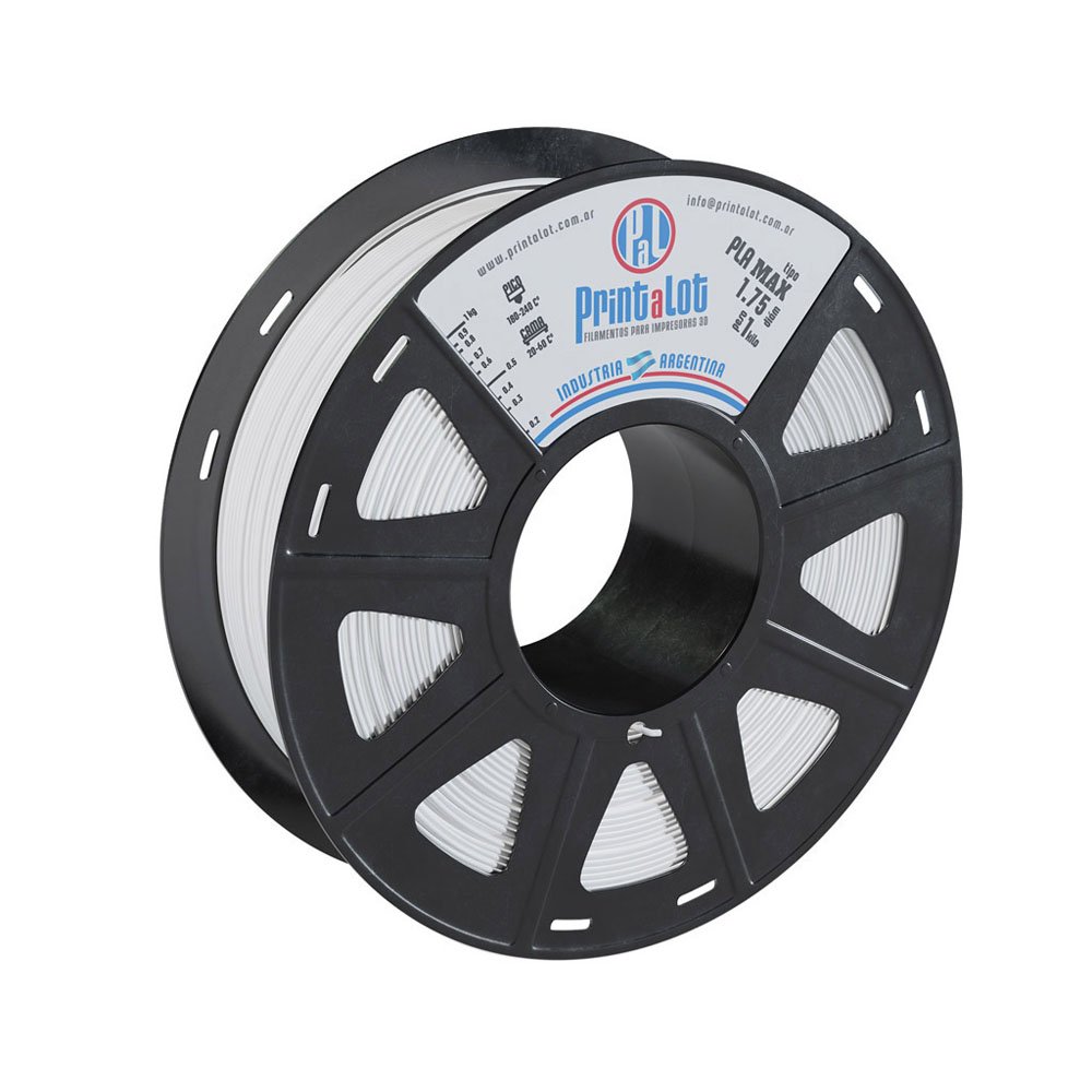 BLANCO PLA MAX PrintaLot x1KG Filamento 3D DIAMETRO 1,75mm