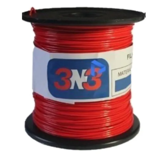 TPU 3nFLEX ROJO FLEXIBLE 3N3 FILAMENTO 3D 1.75MM 500gr