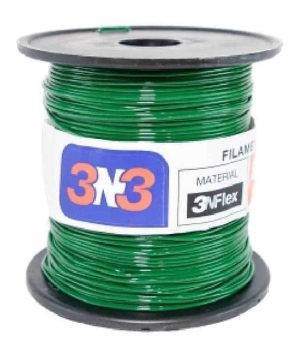 TPU 3nFLEX VERDE FLEX 3N3 FILAMENTO 3D 1.75MM 500gr