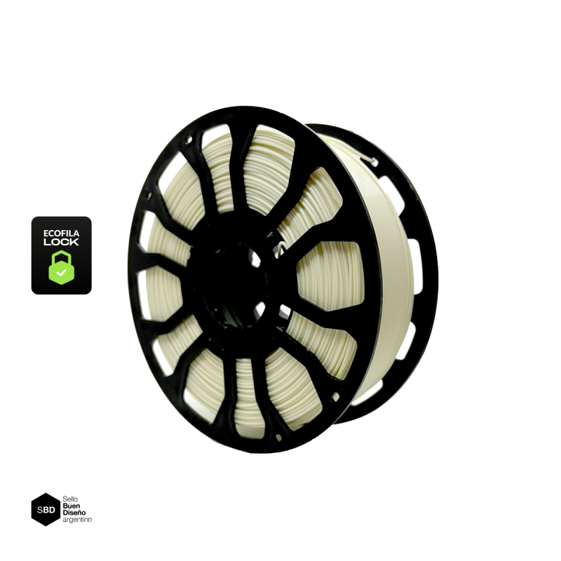 HUESO CON CARRETEL Filamento Hellbot ECOFILA PLA 1,75mm 1kg ECOFILA 4631