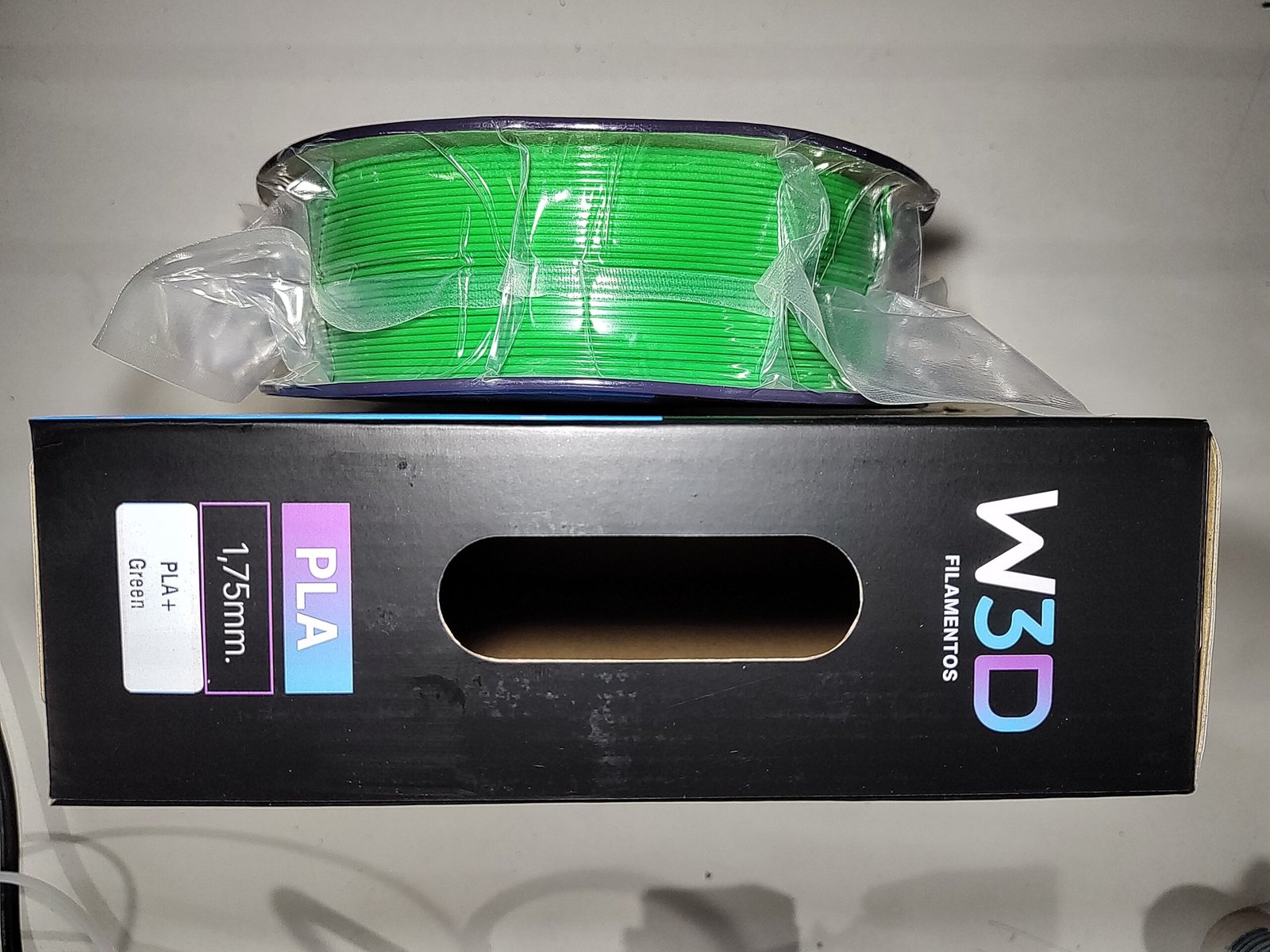 VERDE (green) PLA W3D FILAMENTO 3D 1.75MM 1KG