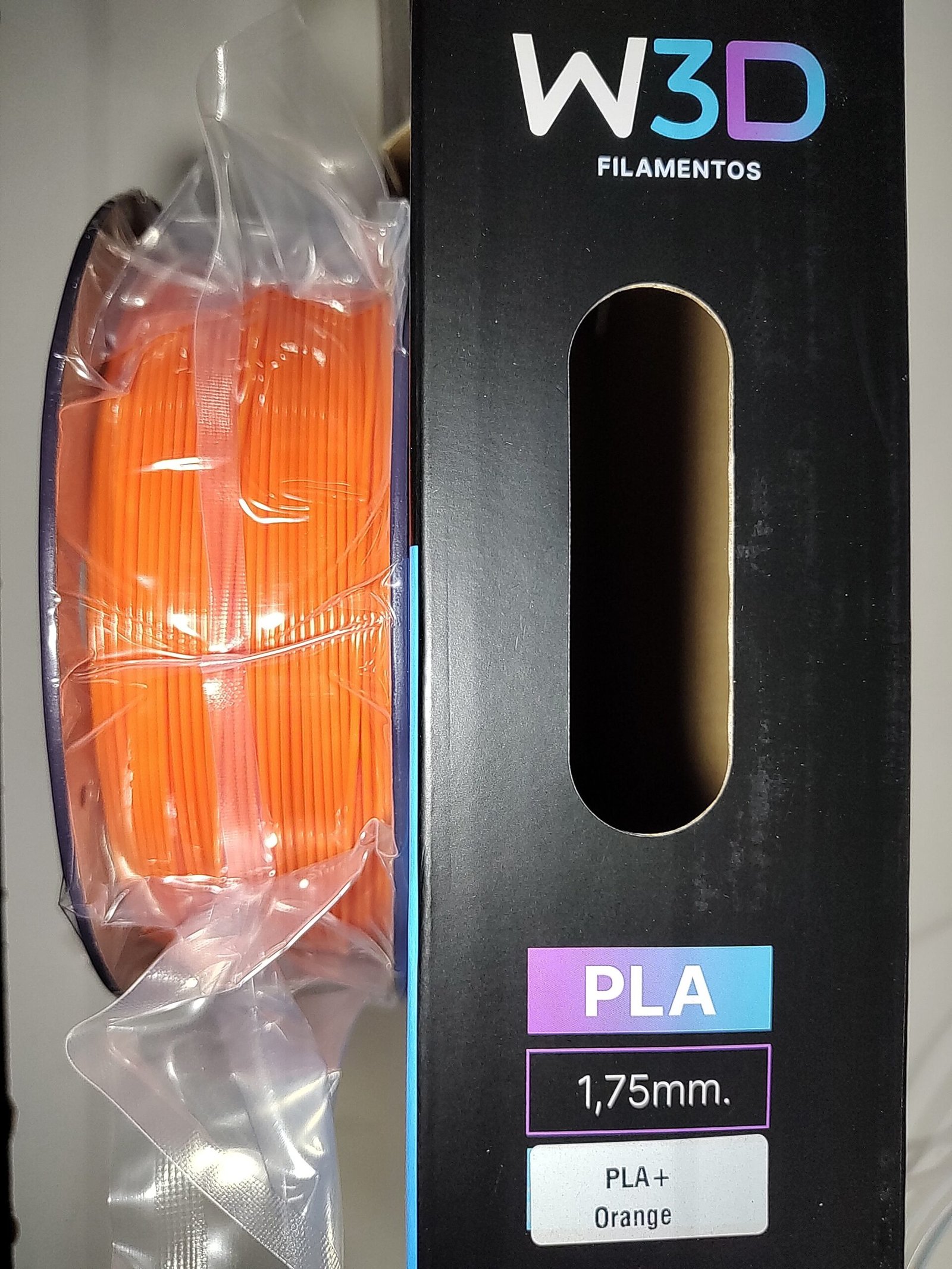 NARANJA (orange) PLA W3D FILAMENTO 3D 1.75MM 1KG