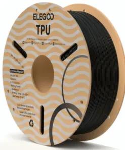NEGRO TPU FLEXIBLE Elegoo Filamento Diámetro 1,75mm 1kg 50.203.0237