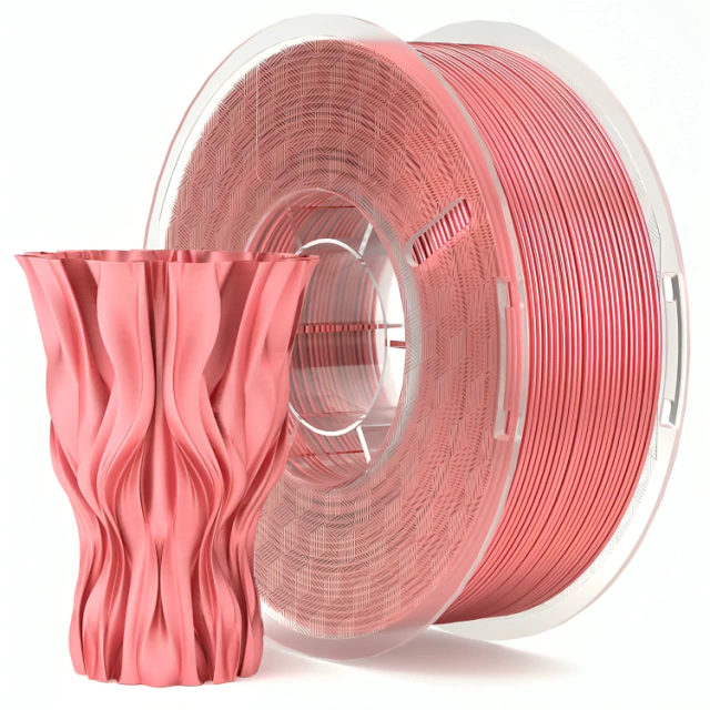 ROSA CORAL SILK PLA Elegoo Filamento Diámetro 1,75mm 50.203.0285