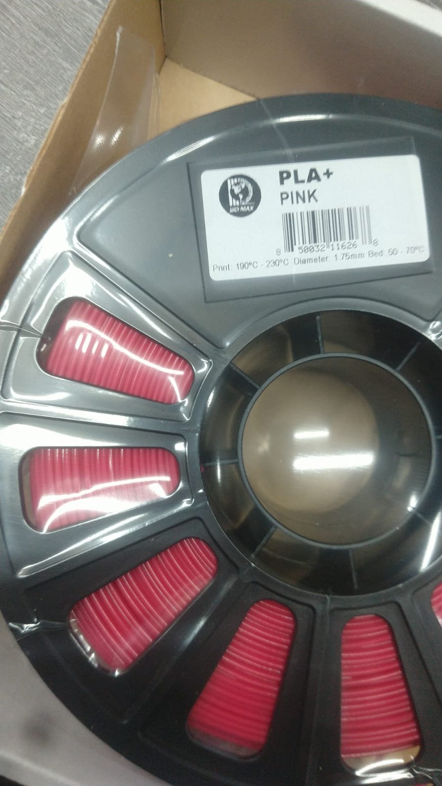 ROSA IIIDMAX PLA Filamento 3D 1.75 1KG FILAWAY - Imagen 2