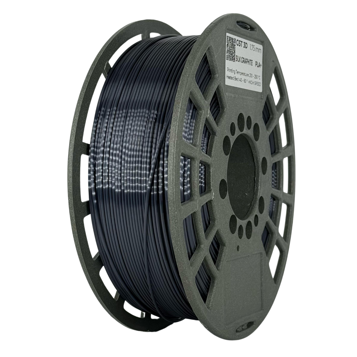 SILK GRAFITO Graphite GST CON CAJA PLA Filamento 3D 1.75 1KG