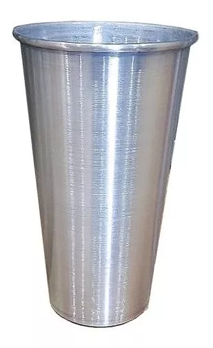 MOD1 1Litro BAJO VASO FERNETERO LISO SIN STL ALUMINIO