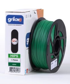VERDE HIPS GRILON FILAMENTO 3D 1.75MM 1KG