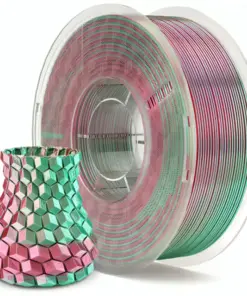 VERDE ROJO SILK Pla Elegoo Filamento Diámetro 1,75mm 1kg 50.203.0090