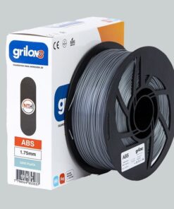 GRIS PLATA ABS GRILON FILAMENTO 3D 1.75MM 1KG M09IGR175CJ