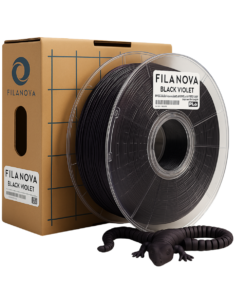 Black Violet Negro Violeta Filamento PLA Dual Color  Filanova x 1Kg