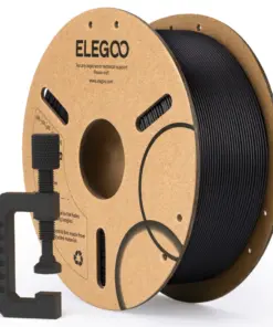 NEGRO FILAMENTO ELEGOO PLA – FIBRA CARBONO -1.75mm-1KG- 50.203.0464