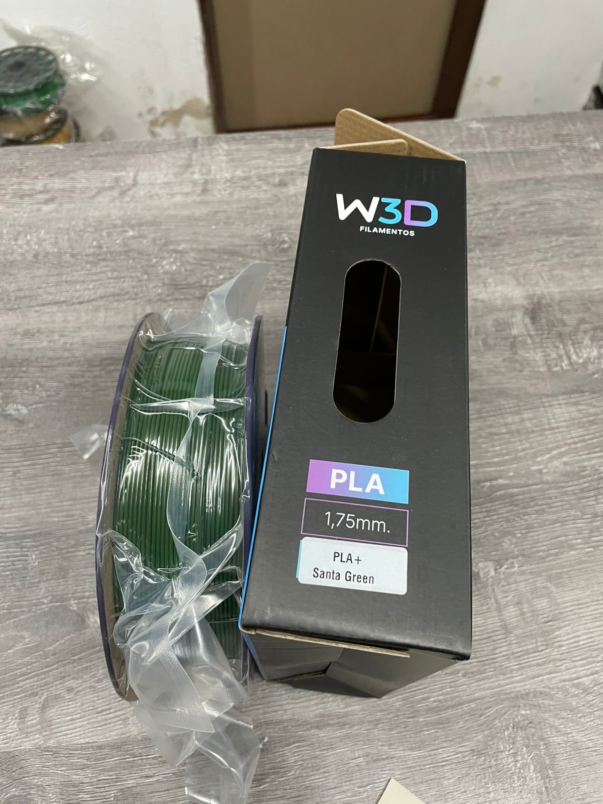 VERDE SANTA (Santa Green) PLA W3D FILAMENTO 3D 1.75MM 1KG